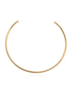 Colar Chocker Rígida - Banhada no Ouro18k