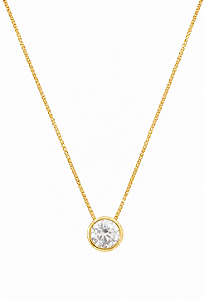 Colar Ponto de Luz Liv - Banhado Em Ouro18k
