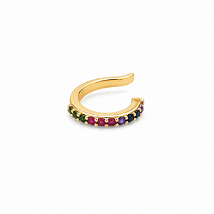 Piercing Fake Colors - Banhado Em Ouro18k