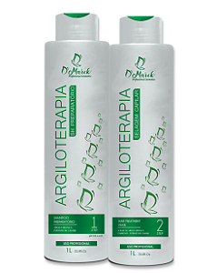 Kit ARGILOTERAPIA Selagem Capilar c/ Reposição de Carbono 2 x 1L