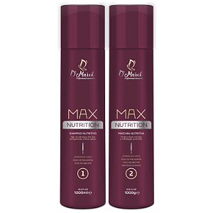 Kit de Nutrição Profissional Reposição Lipídica Max Nutrition (2 passos) 2x 1L