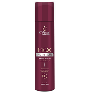 Shampoo de Nutrição Profissional Max Nutrition Reposição Lipídica 1L