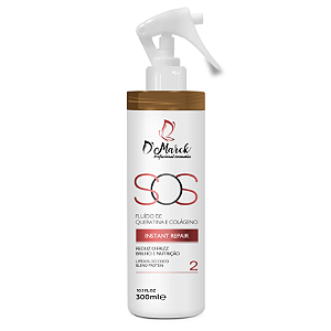 Spray Instant Repair Fluído de Queratina e Colágeno SOS Profissional 300ml Step 2