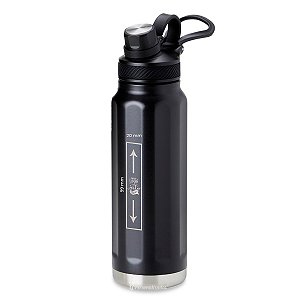 Garrafa Térmica Preto Personalizada 950ml