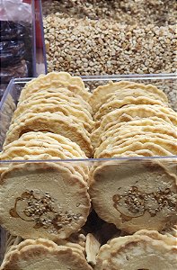 Biscoito Sembei Com Gergelim