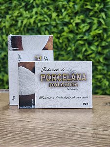 Sabonete de Porcelana Dolomita em Barra