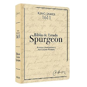 Biblia de Estudo Spurgeon – Bege