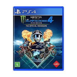 Jogo Monster Energy Supercross 4 Mídia Física PS4 (Novo)