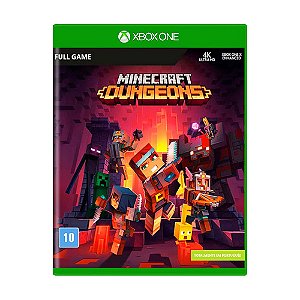 Jogo Minecraft Dungeons Mídia Física Xbox One (Novo)