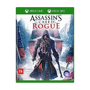 Jogo Assassins Creed Rogue Xbox 360 e Xbox One Mídia Física (Novo)