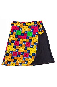Saia hotsell tecido africano