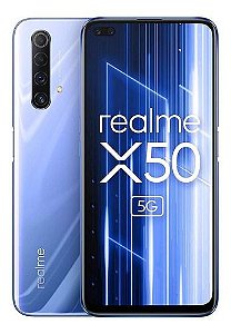 Smartphone Realme X50 5g (48mpx) Dual Sim 128 Gb Ice Silver 6 Gb Ram