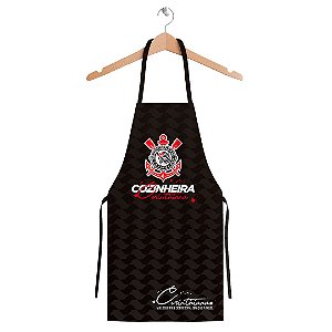 Avental Do Corinthians Cozinheira Produto Oficial Licenciado