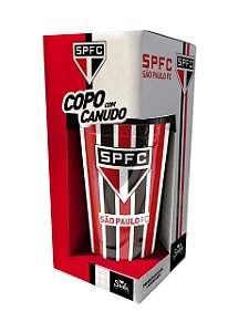Copo Canudo Do São Paulo 450 mL Produto Oficial Licenciado Presente para São Paulino