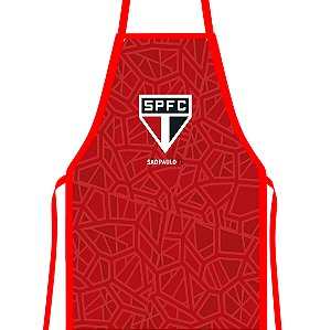 Avental Do São Paulo Cozinha E Churrasqueiro - Produto Oficial Licenciado 90 X 60 Cm Presente Para São Paulino