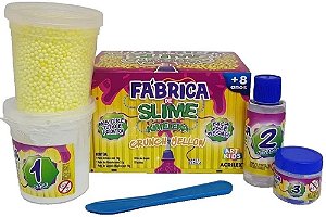 Fabrica De Slime Kimeleka Crunch Yellow Acrilex - Artkids