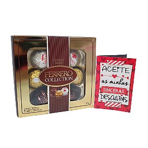 Kit Pedido de desculpas - Ferrero Rocher Collection - Amor