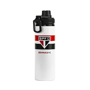 Garrafa de Metal São Paulo Branca 750ml Licenciado Oficial