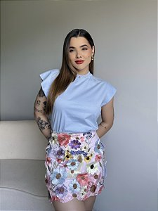 T-SHIRT MUSCLE TEE - AZUL CEU