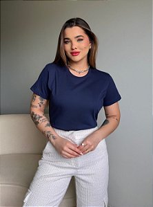 T-SHIRT LISA - AZUL MARINHO