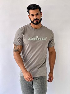 CAMISETA MASCULINA COLCCI - CINZA PLATINA