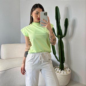 T-SHIRT MUSCLE TEE - VERDE CREAM