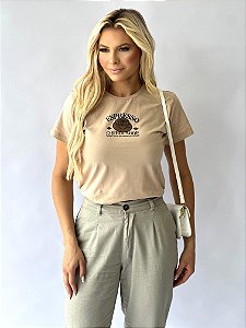 T-SHIRT ESPRESSO COFFEE SHOP - BEGE DUNAS
