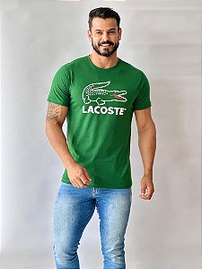 CAMISETA MASCULINA LACOSTE - VERDE INTENSO
