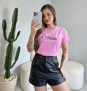 T-SHIRT LITTLE PRINCESS (BORDADA) - BABALOO