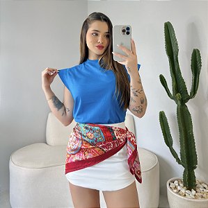 T-SHIRT MUSCLE TEE - AZUL REAL