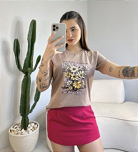 T-SHIRT DEEP LOVE - MOCACCINO