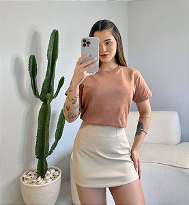 T-SHIRT LISA - MOCACCINO