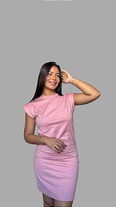 VESTIDO MUSCLE TEE - ROSA BLOOM