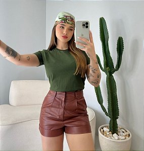 T-SHIRT LISA - VERDE MILITAR