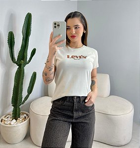 T-SHIRT LEVIS BASIC - BEGE NATURAL