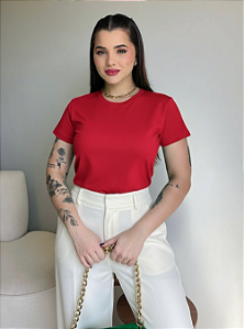 T-SHIRT LISA - VERMELHO
