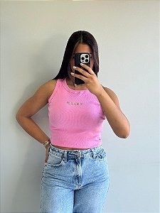 CROPPED RIBANA COLCCI BASIC - ROSA BABALOO