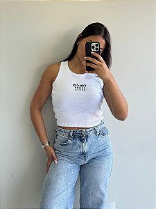 CROPPED RIBANA COLCCI SPORT STYLE - BRANCO