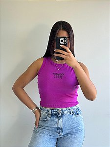 CROPPED RIBANA COLCCI SPORT STYLE - ROXO