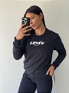 MOLETOM LEVIS - PRETO