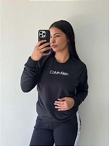 MOLETOM CALVIN KLEIN - PRETO