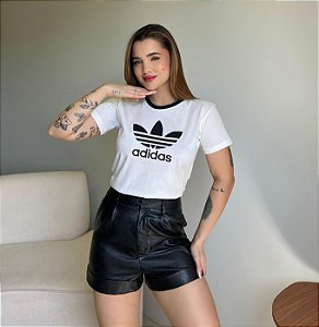 T-SHIRT ADIDAS (PRETO) - OFF WHITE