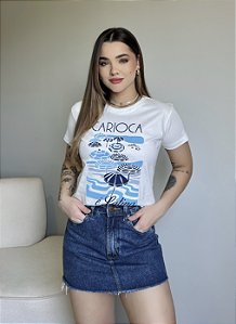 T-SHIRT CARIOCA E LATINA - OFF WHITE