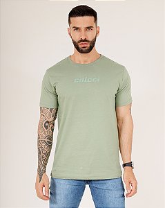 CAMISETA MASCULINA COLCCI SOBRE TOM - VERDE OLIVA