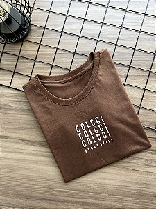 T-SHIRT COLCCI COLCCI COLCCI SPORT STYLE  - MARROM