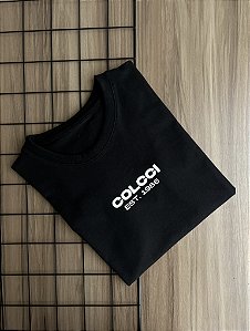 T-SHIRT COLCCI EST 1986 - PRETO