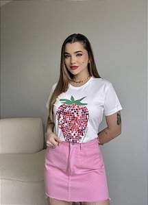T-SHIRT MORANGO - OFF WHITE