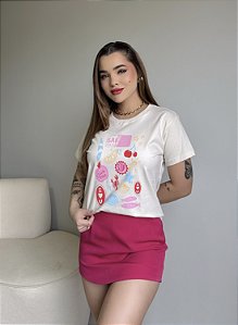 T-SHIRT SUMMER - BEGE NATURAL
