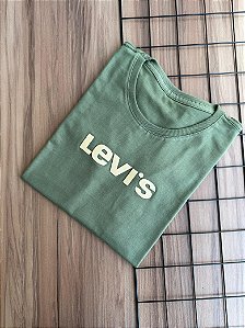 T-SHIRT LEVIS (BEGE) - FOLHA SECA
