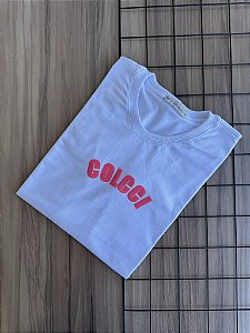T-SHIRT COLCCI PUFF - BRANCO